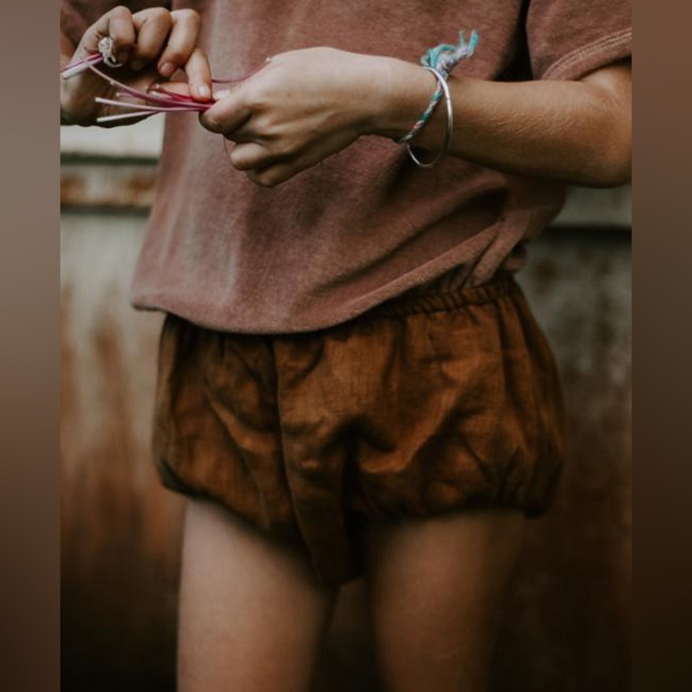 The Simple Folk | The Linen Bloomer -Rust